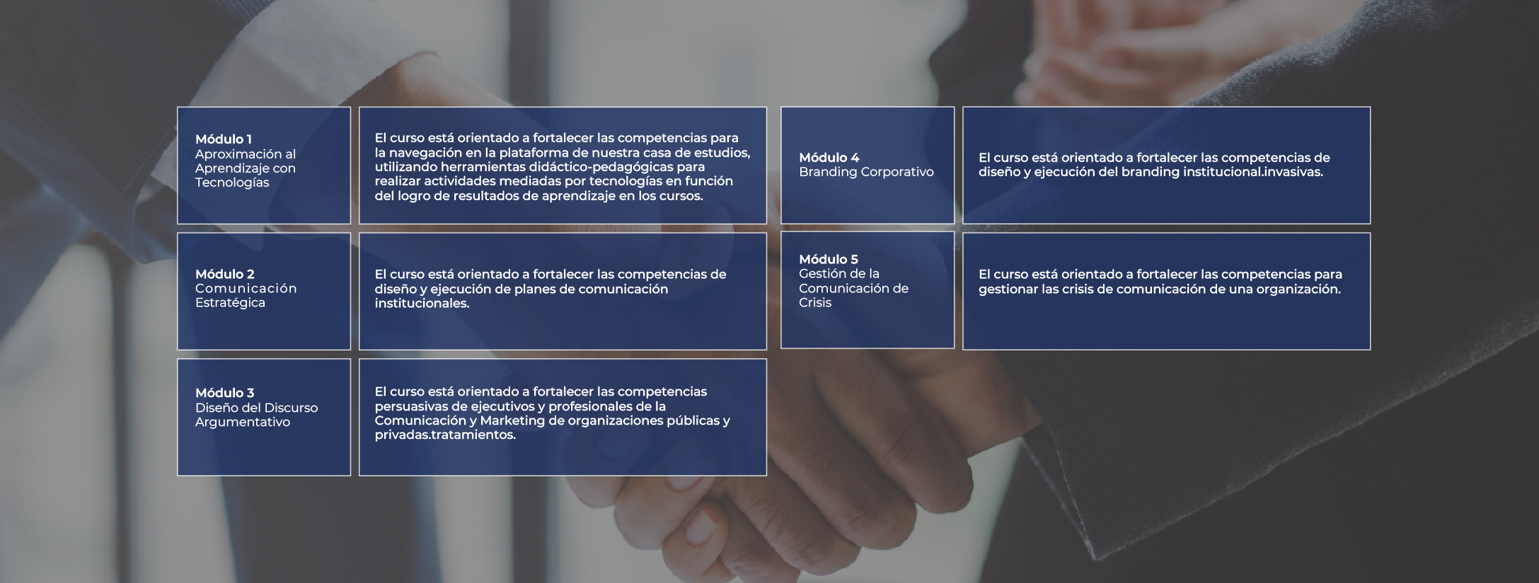 malla diplomado comunicación estratégica