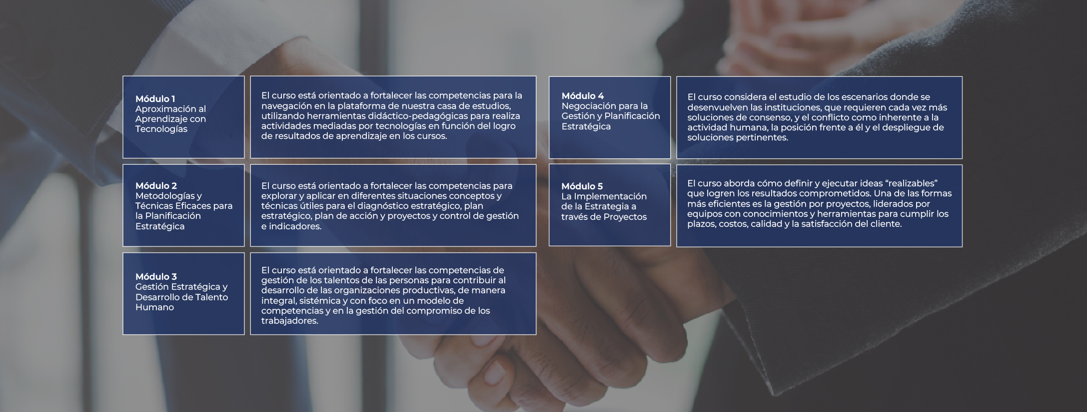 malla diplomado planificación estratégica
