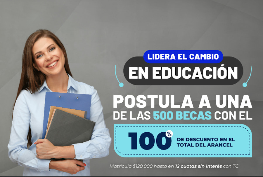 Postula a una de las 500 Becas en Educación