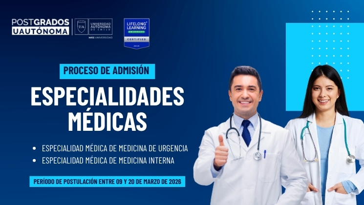 Matricúlate en nuestras Especialidades Médicas