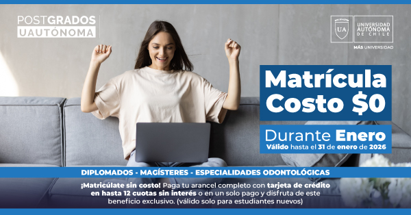 Matrícula Costo $0 Durante Enero